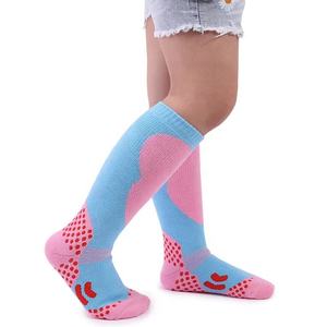 Chaussettes personnalisées en coton jacquard épais pour enfant, chaussettes <span class=keywords><strong>de</strong></span> compression, <span class=keywords><strong>de</strong></span> sport, <span class=keywords><strong>de</strong></span> <span class=keywords><strong>ski</strong></span>, longues, pour l'hiver - Product Image 1