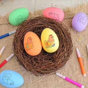 ไข่กระต่ายอีสเตอร์เพ้นท์มือขายดี ของขวัญทำมือสำหรับเด็ก ชุดตกแต่งปาร์ตี้ DIY - Product Image 4