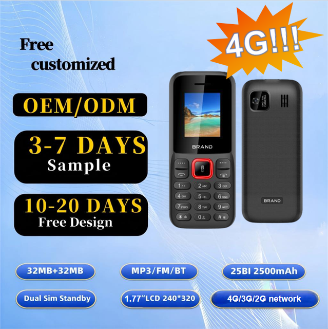 Reliable Factory OEM F10 4G Mobile Phone with 2 Sim Card and Long Standby Feature Phone Global Version Student and Elderly Phone