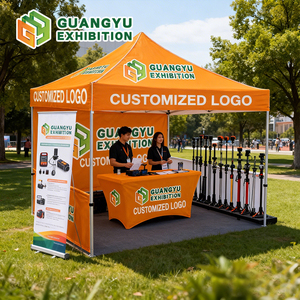 Carpa de Acero 2x2 <span class=keywords><strong>para</strong></span> Eventos al Aire Libre, Lona <span class=keywords><strong>para</strong></span> Ceremonias, Toldo Plegable, Carpa <span class=keywords><strong>para</strong></span> Eventos con Impresión Personalizada - Product Image 1