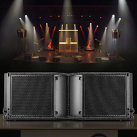 Enceinte double Line Array de 8 pouces Amplificateurs d'équipement Système de sonorisation Enceintes professionnelles passives Line Array Cabinet