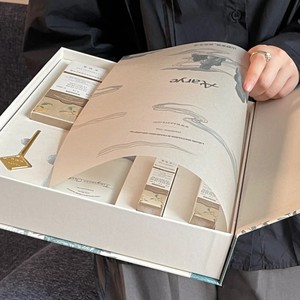 Emballages rigides pliables personnalisés avec papier de soie personnalisé, boîte cadeau pour emballage de produits cosmétiques et de soins de la peau - Product Image 2