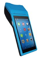 Terminal de point de vente Android portable intelligent de 5,5 pouces à prix abordable avec imprimante thermique de reçus de 58 mm pour le contrôle fiscal