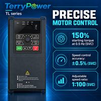 Convertisseur de fréquence VFD industriel 220V monophasé, entrée 0,75KW-5,5KW, variateur de vitesse à commande vectorielle pour moteur AC