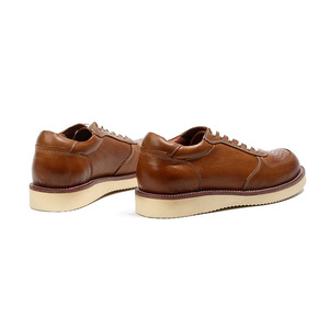 Fuerza Aérea No. Zapatos Casuales de <span class=keywords><strong>Plataforma</strong></span> para Hombre, Zapatos Retro de Cuero Desgastado con Color Rub, Modelo 2002-6 - Product Image 4