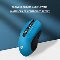 JERTECH W300 Harga Terjangkau Ergonomis Usb 3200 Dpi 3 Mode Tembak Lampu Bloody 6 Tombol Nirkabel Abu-abu Merah Mouse Gaming