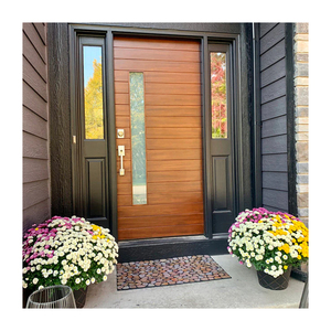 Porte d'entrée principale en bois massif de haute qualité pour <span class=keywords><strong>maison</strong></span> et appartement - Product Image 3