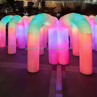 Colonne lumineuse LED gonflable personnalisée 3M, arche géante, pilier pour affichage publicitaire, tube gonflable innovant DLGZG