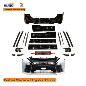 GUGO Nouveau kit carrosserie pour VELLFIRE 2008-2014 – Amélioration avec pare-chocs en PP résistant aux UV, à la corrosion et aux chocs, fixation par vis, ajustement universel 2 - Product Image 1