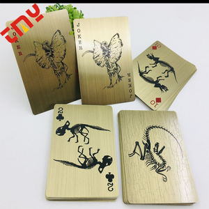 Großhandel Cartoon Gold Anpassen Grafiken Sammlerstück Spiel <span class=keywords><strong>Joker</strong></span> Karten spielen - Product Image 2