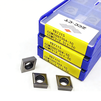 Herramienta de torneado de metal para máquina CNC ZCC-CT CCMT09T304-TC CCMT09T308-TC YB7315, inserto de carburo interno para torneado de hierro fundido