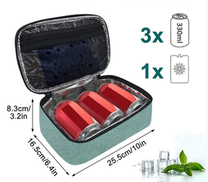 Mini Lunchbox Portable Cooler Bags for Outdoor Activities Small Lunch Bag Letter Pattern Insulated Lunch Box - Product Image 5