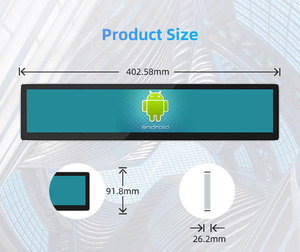 Kosintec thương mại 23 36 dài hẹp Kệ cạnh quảng cáo màn hình TV Stretch Bar <span class=keywords><strong>LCD</strong></span> hình chữ nhật hiển thị thương mại - Product Image 3