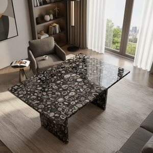 Handcrafted Polished Agate Seal Stone Luxury Home Decor Religious Flower Resin Table Crafted Exquisite Style Model Customized - Product Image 3