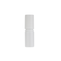 Bouteille en plastique PET de 10ml avec bouchon plat-Récipient de liquide vide étanche pour huiles essentielles, artisanat de bricolage