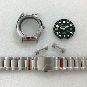 Caja de Reloj de Acero Inoxidable de 38 mm con Cristal de Zafiro para Movimientos NH35/<span class=keywords><strong>4R</strong></span>, Resistente al Agua, Negro, Verde, Azul, Modificación de Esfera de 31 mm - Product Image 6