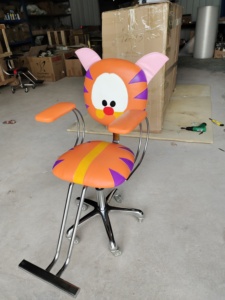 Mobilier de salon pour enfants dessin animé Anime chaise de barbier pour enfants atmosphère Durable mignon - Product Image 5