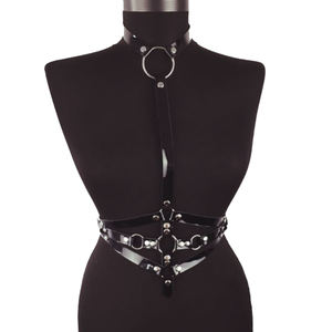 Lencería Sexy decoración de tirantes traje de fiesta de baile cinturón femenino maduro espectáculo orgía Bondage Lencería cuerpo jaula Bondage ropa - Product Image 6