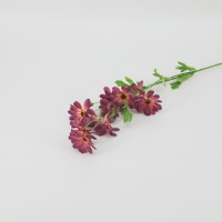 Fleur artificielle marguerite jaune à longue tige de 80 cm, fausse marguerite pour la décoration de la maison, de l'hôtel, de la table de mariage, branche de fleur artificielle