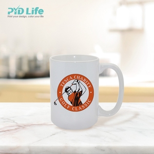 PYD Life USA Warehouse Livraison gratuite 15oz Tasses à café personnalisées populaires <span class=keywords><strong>Fournisseur</strong></span> de tasses en céramique vierges pour sublimation avec poignée - Product Image 5