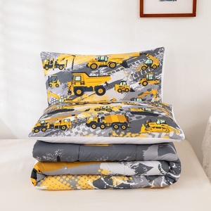 Juego de cama de dibujos animados para niños, edredón de doble tamaño, <span class=keywords><strong>funda</strong></span> de edredón, 3 uds., venta al por mayor - Product Image 3
