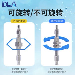 ZPT-J40-B5 Soporte de Ventosa de Hardware de la Serie DLSMC con Cabezal Pequeño Antirrotación, Amortiguador de Resorte Integrado de Cobre, Piezas Neumáticas - Product Image 4