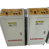 Machine de flocage électrostatique automatique pour velours avec PLC et composants principaux de pompe