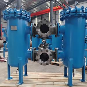 Dependable Performance Duplex Line Automobile Oil Water Hydraulic Filter Double Strainer 340kg 3 Months Warranty Henan - Product Image 1