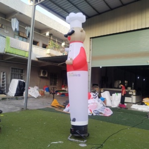 Tube d'air de bienvenue personnalisé pour les danseurs du ciel docteur agitant le chef clown le dessin animé danseur d'air gonflable pour la publicité - Product Image 5