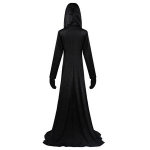 Costume de cosplay fantaisie de la Dame Maléfique Vampire Dimitrescu pour femme, robe noire pour Halloween et fête de carnaval - Product Image 3