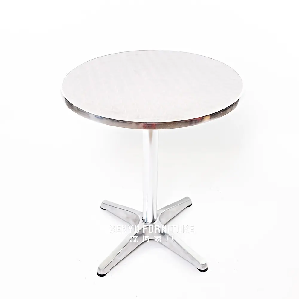 折りたたみテーブル2023新デザイン屋外ビストロラウンドアルミ