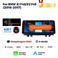 NaviFly 680 3D UI Snapdragon Android Lecteur de voiture Gps Dvd Autoradio stéréo pour BMW X1 F48 NBT EVO Car-play Auto