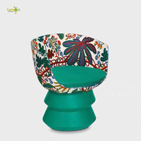 Chaise de loisirs créative en tissu de designer italien chaise longue en fibre de verre pour poupées de salon