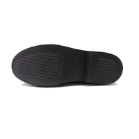 Sepatu Safety Oxford Slip-On Mengkilap untuk Pria dengan Lapisan Kulit Seperti Cermin