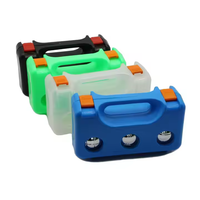 Vente chaude 72mm En Acier Inoxydable 3pcs Boules De Patanque Sports De Plein Air Enfant Jeu Boîte En Plastique Personnalisée Emballage Divertissement Sportif