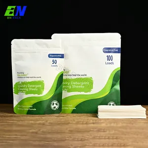 Eco Biologisch Afbreekbare Kraftpapier Stand Up Pouch Composteerbaar Pouch Verpakking Voedsel Zakken