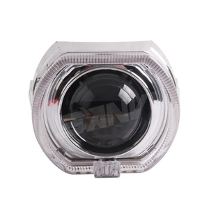 <b>LED</b> Angel Eyes' Shrouds square Covers HID <b>Led</b> <b>Projector</b> Decoration 2.5 Inch 3 Inch White Red Yellow Angel Eyes Shrouds Housing - Product Image 5