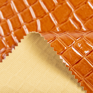 Nouveau tissu en grain de <span class=keywords><strong>python</strong></span>, imprimé animal, cuir PU gaufré avec support tissé, finition imperméable pour jupes, robes et accessoires - Product Image 2
