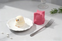Moule en silicone pour poussin mignon pour glaçon au chocolat et fabrication de bougies de qualité alimentaire FDA
