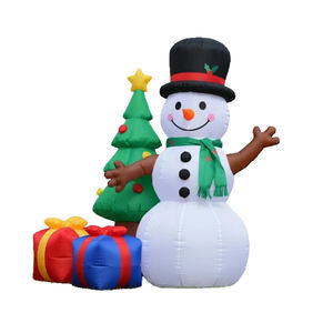 Festivo Navidad Santa Inflable Publicidad Globo Elegantes Decoraciones navideñas para la venta - Product Image 4