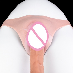 FAAK Nouveau string pour hommes, culotte de travestissement avec faux vagin en silicone pénétrable, sous-vêtements, jouets sexuels pour hommes sissy - Product Image 3