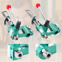Prensa manual de cuero para cuadrados, perforadora de agujeros para coser cuero, máquina perforadora industrial de sobremesa, ¡oferta especial!