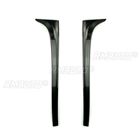 2 Stück Glänzend Schwarze Auto-Heckfenster-Seitenspoiler für Volkswagen Golf 7 MK7 Rline 2014-2018 Auto-Zubehör