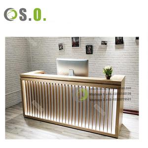 Hiện đại tối giản văn phòng tiếp tân bàn chất lượng cao Thiết kế mới phía trước bàn thanh toán truy cập bảng - Product Image 1