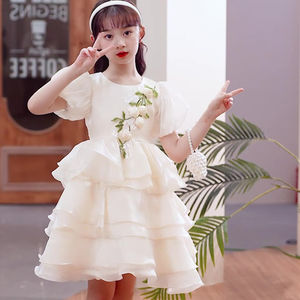 طفل اللباس للبنات 3-10Y تول التطريز الأميرة زي عيد ميلاد حزب الزفاف الأطفال فستان حفلات توتو - Product Image 2