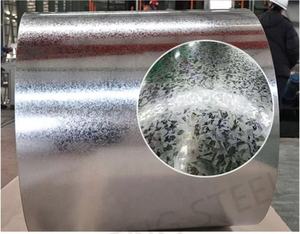 Hochwertige Spule aus verzinktem Stahl DX51D Werkseitig warm getaucht kalt gewalzt JIS ASTM A653 SS 340 Zink beschichtung Z100g Gi Stahl rolle - Product Image 3