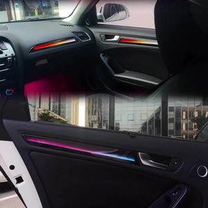 SJC Lumière d'ambiance de voiture à succès pour <span class=keywords><strong>Audi</strong></span> Q5 2010-2017 Systèmes d'éclairage dynamique Accessoires de voiture Décoration intérieure pour mise à niveau - Product Image 2