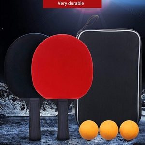 Juego de Raquetas de Tenis de <span class=keywords><strong>Mesa</strong></span> Personalizado con <span class=keywords><strong>2</strong></span> Raquetas, 3 Pelotas y Estuche de Transporte, <span class=keywords><strong>Ping</strong></span> <span class=keywords><strong>Pong</strong></span> para Interiores y Exteriores para Niños, Proveedor Mayorista - Product Image 6