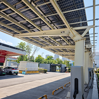 Système de montage photovoltaïque économique en alliage d'aluminium galvanisé pour carport solaire