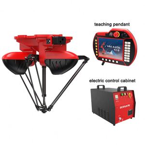 Robot manipulateur parallèle 4 axes BORUNTE, charge utile 3 kg, robot industriel Delta, moteur IP65, 6 griffes, système visuel pour l'emballage - Product Image 2